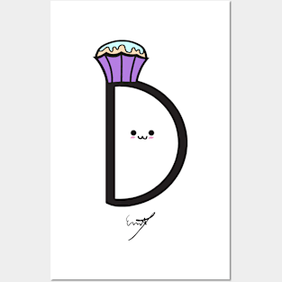 Alphabet letter T-shirt Posters and Art